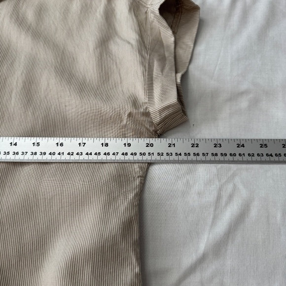 Tan Button Down Shirt for Women - Picture 6 of 9